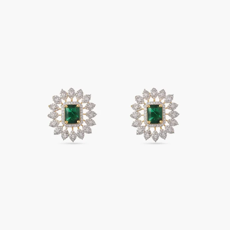 Best hoop earrings with custom designs for a personalized, unique accessory-Tanya Nakshatra CZ Studs